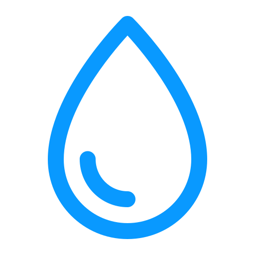 Wassertropfen-Symbol